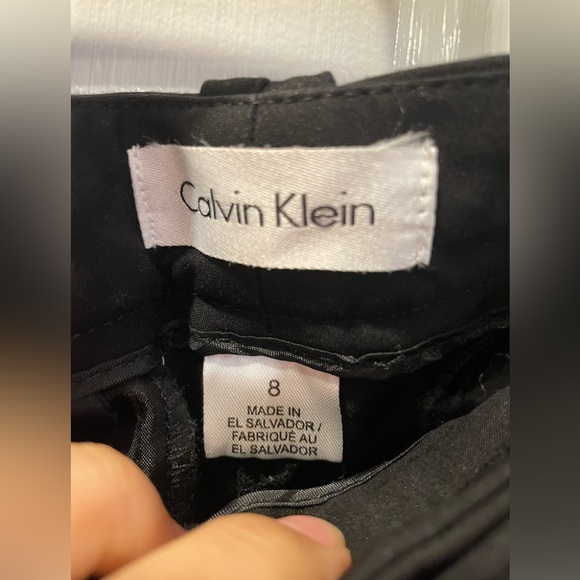 calvin klein black pants short lenght - Picture 2 of 10